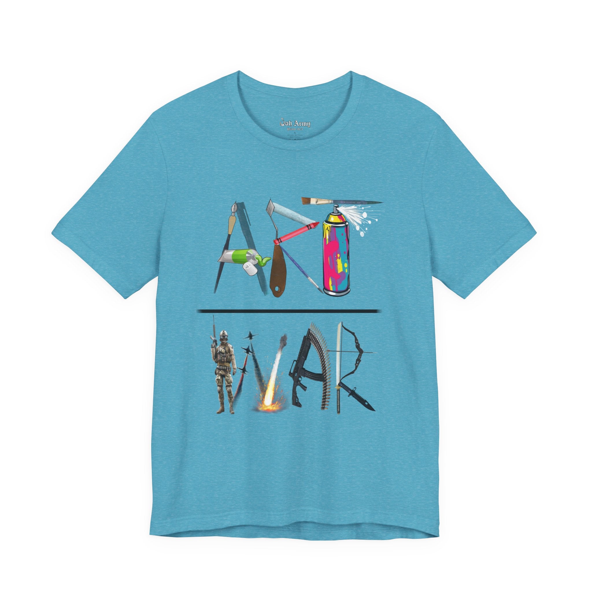 Art Over War T-Shirt — Peaceful Protest Graphic Tee