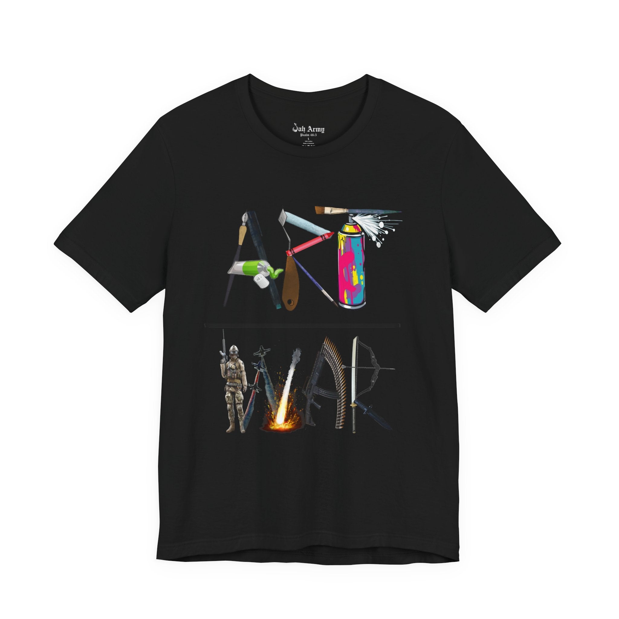 Art Over War T-Shirt — Peaceful Protest Graphic Tee