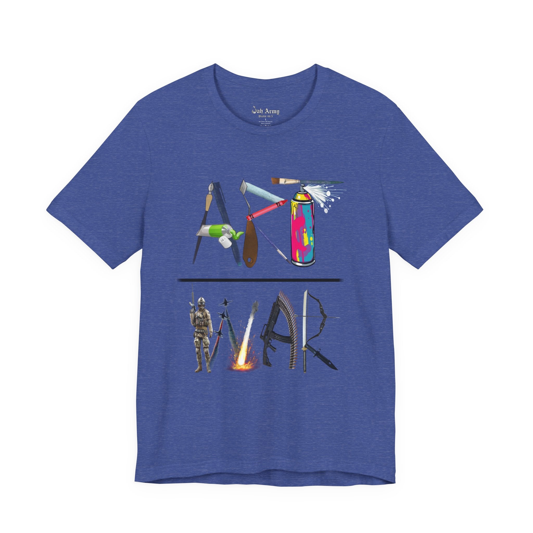Art Over War T-Shirt — Peaceful Protest Graphic Tee