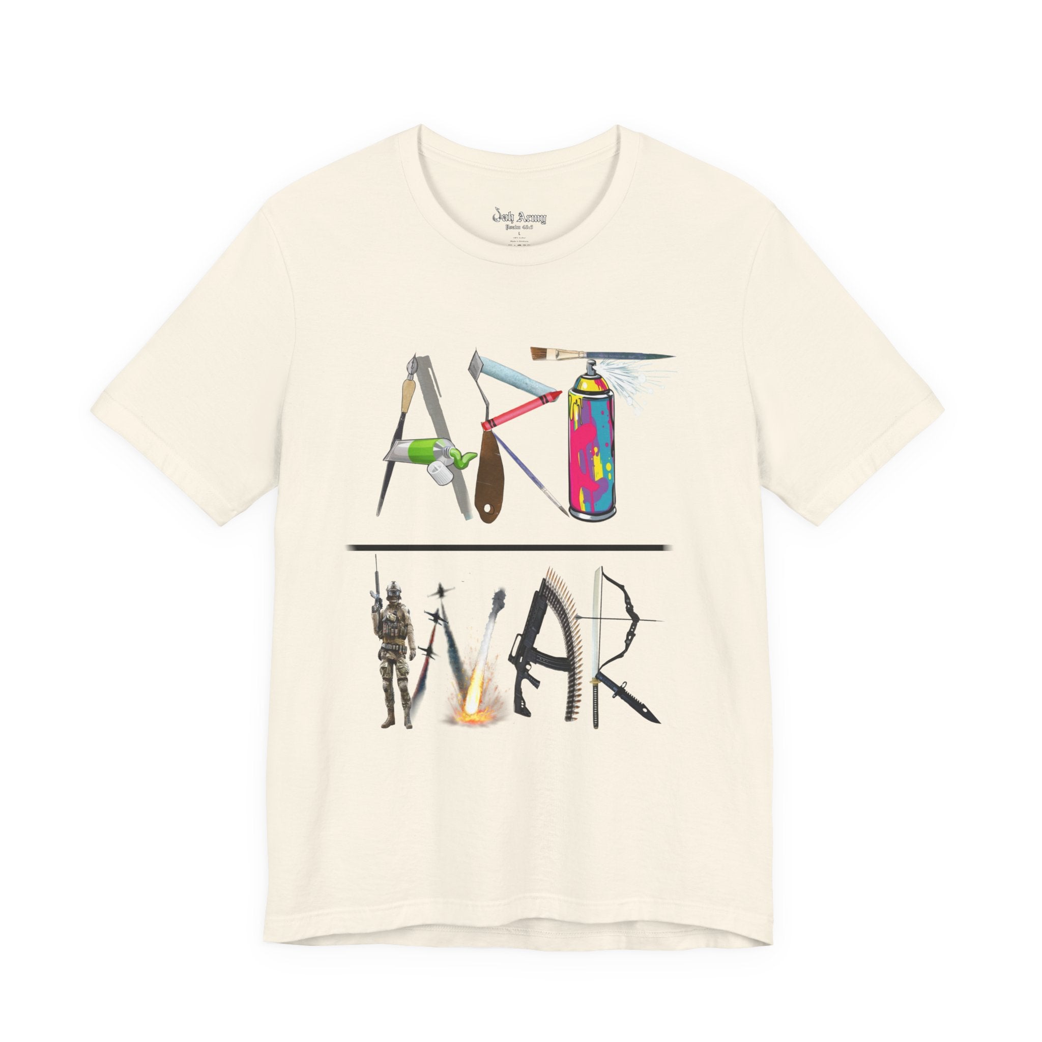 Art Over War T-Shirt — Peaceful Protest Graphic Tee
