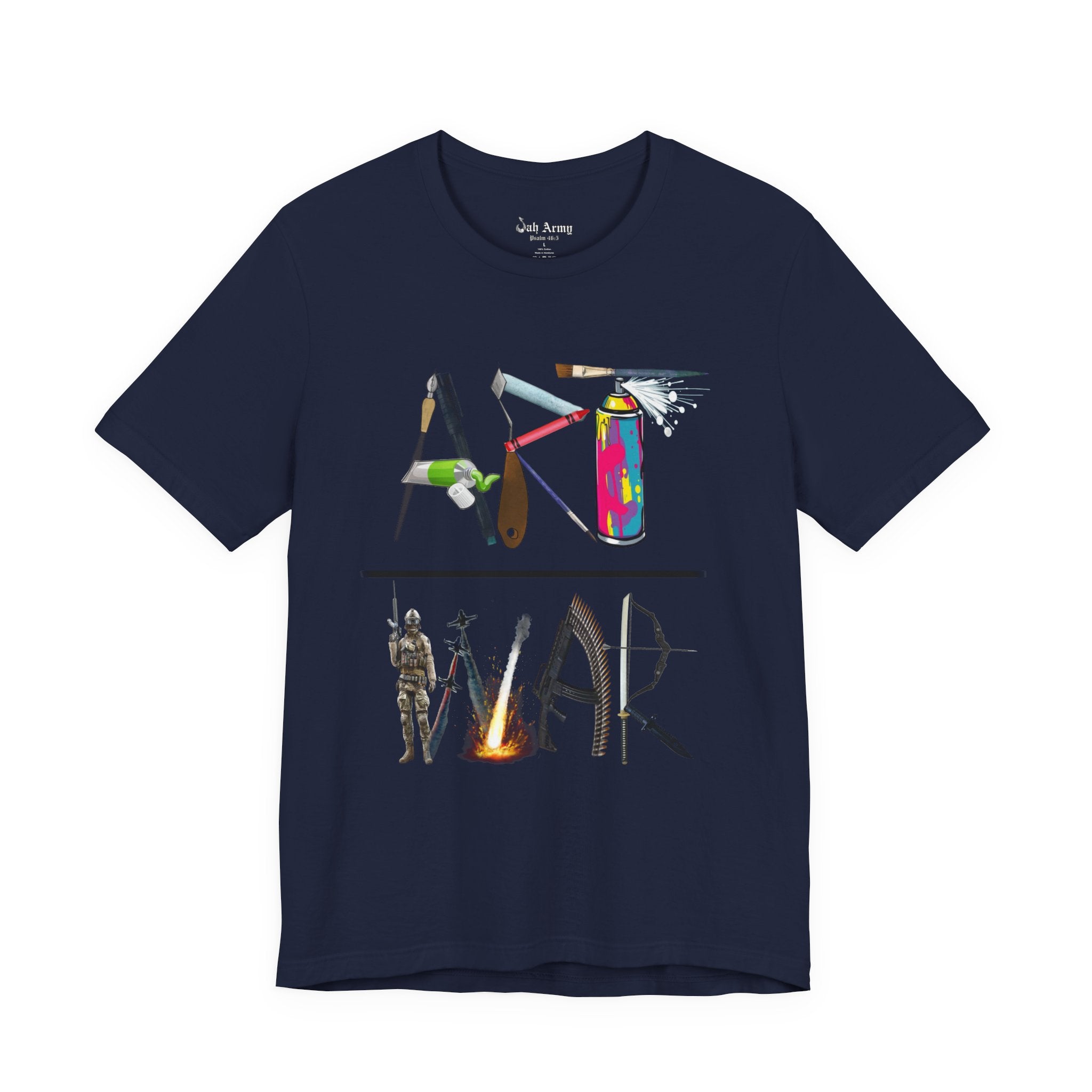 Art Over War T-Shirt — Peaceful Protest Graphic Tee