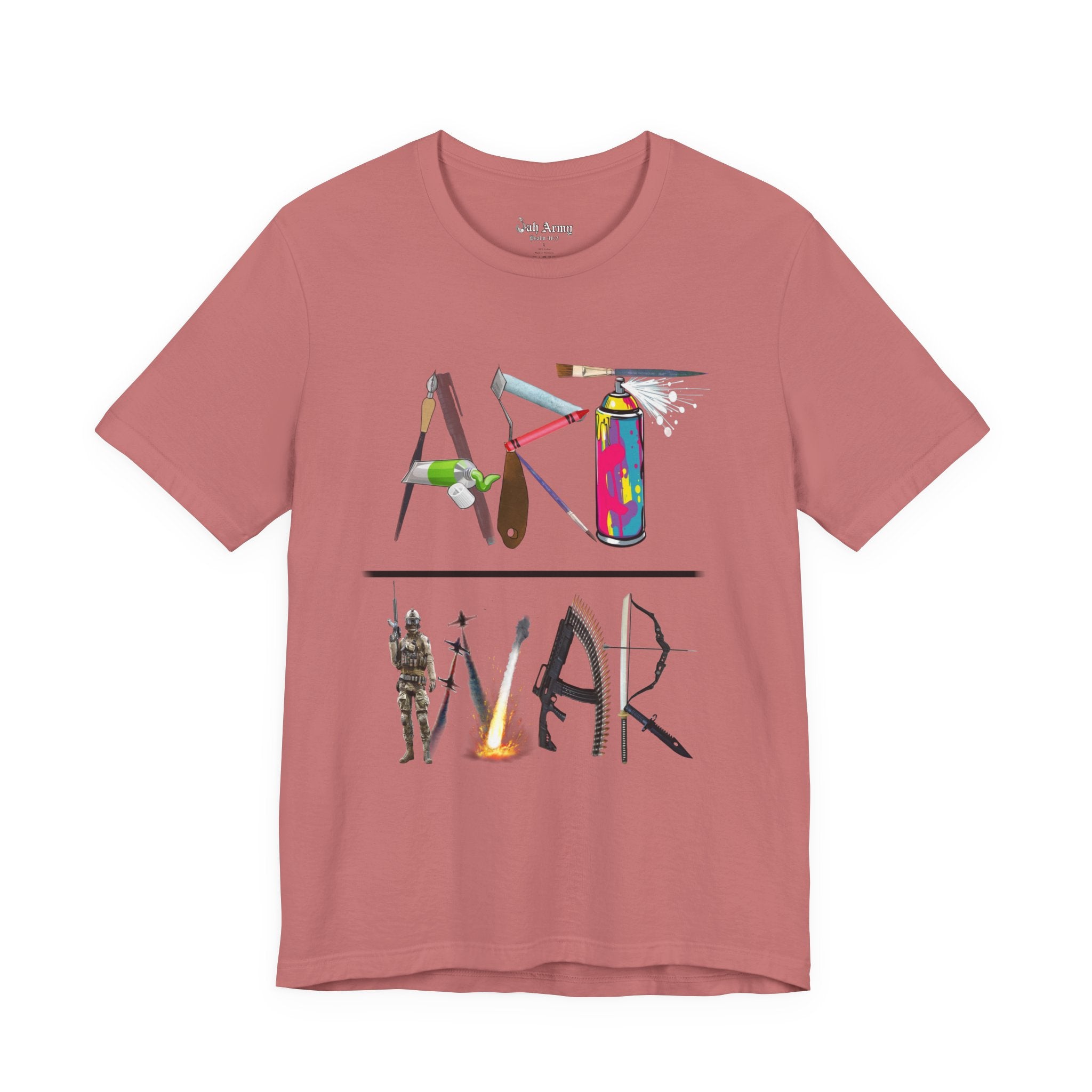 Art Over War T-Shirt — Peaceful Protest Graphic Tee