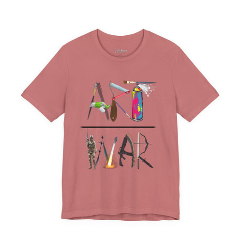 Art Over War T-Shirt — Peaceful Protest Graphic Tee